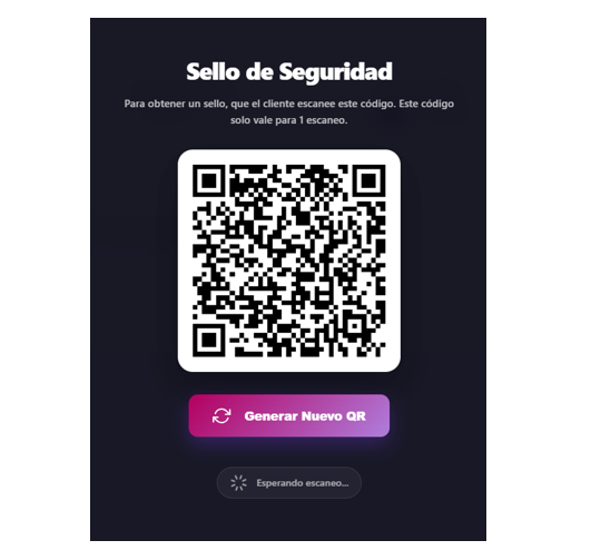 Escaneas el QR